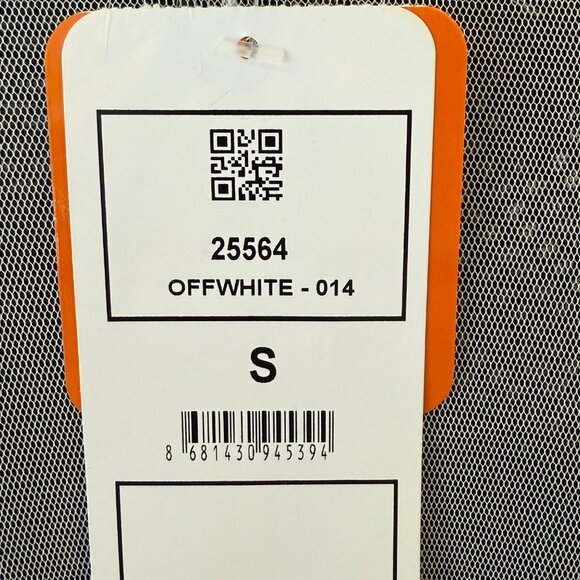 Kikiriki FeatherTrimmed Sheer Mesh Wide Sleeve Long Robe Size Small Off White NW - Picture 8 of 8